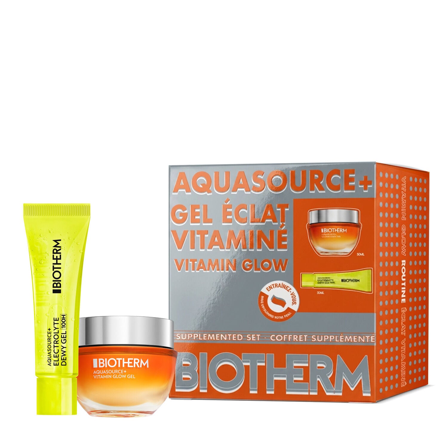 Aquasource+ Supplemented Holiday Set: 100H Glow & Moisture